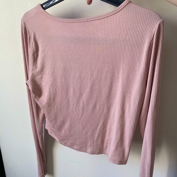 Pink garage long sleeve top - Picture 2 of 3
